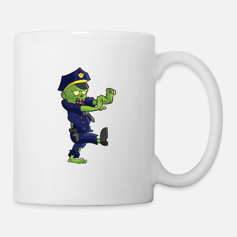 Zombie Policeman - Mug - white