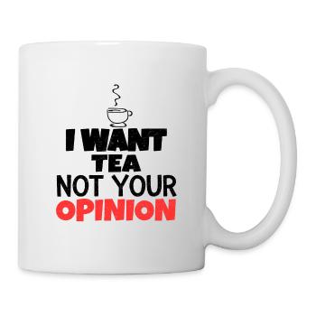 Tea opinion teabag sugar green tea gift idea - Mug - white - Right