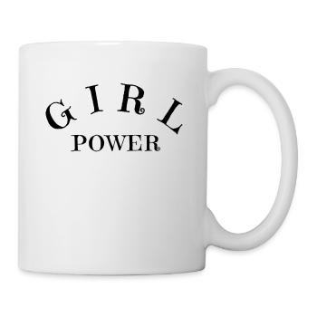 Girl power - Mug blanc - blanc - Droite