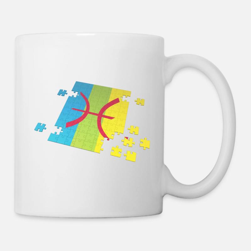 The Amazigh Berber flag - Mug - white