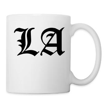 Los Angeles - Tasse - Weiß - Rechts