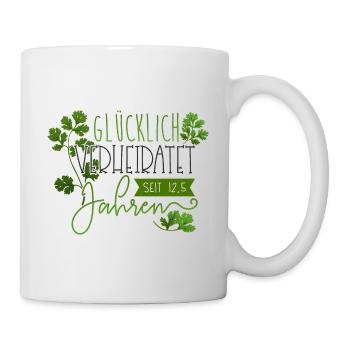 Petersilienhochzeit 3 - Tasse - Weiß - Rechts