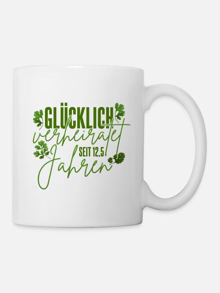Petersilienhochzeit - Tasse - Weiß