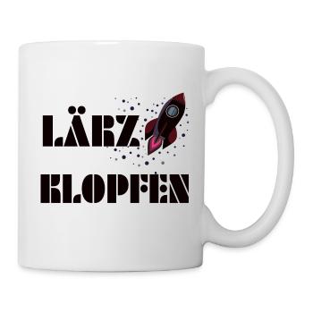 perfekter Spruch zur Fusion "Lärzklopfen" - Tasse - Weiß - Rechts