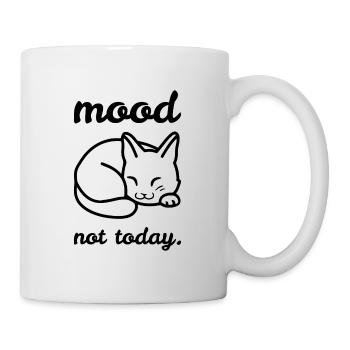 Relaxer cadeau de silhouette de chats - Mug blanc - blanc - Droite