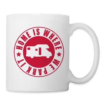 Home is where we park it! - Mug - white - Right