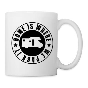 Home is where we park it! - Mug - white - Right