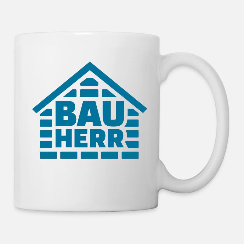 Bauherr - Tasse - Weiß