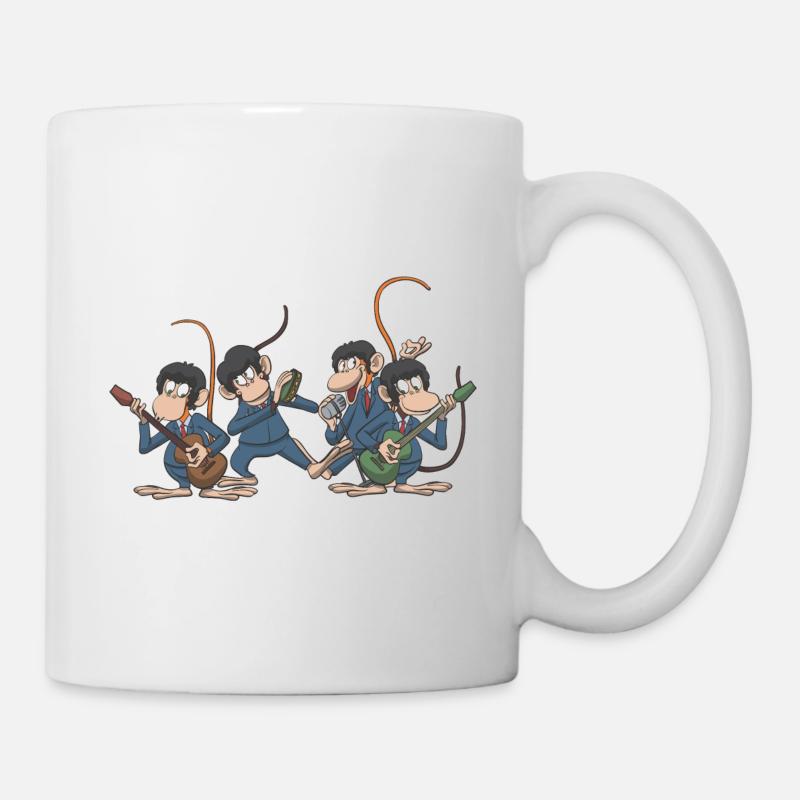 Groupe de musique pop - Mug blanc - blanc