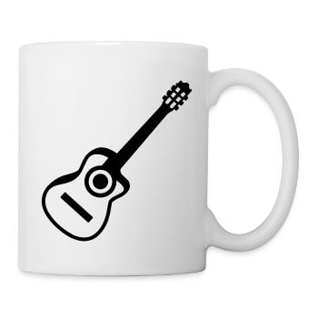 Gitarre - Tasse - Weiß - Rechts