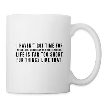 Motivation in black - Mug - white - Right