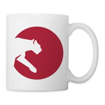 Leopard - Tasse - Weiß - Rechts