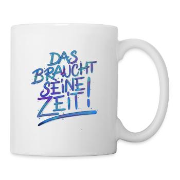 Zeit - Tasse - Weiß - Rechts