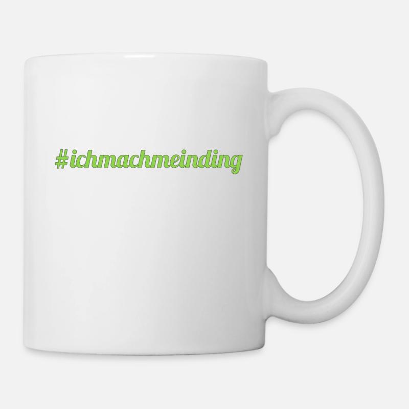 Je fais mon truc - Mug blanc - blanc