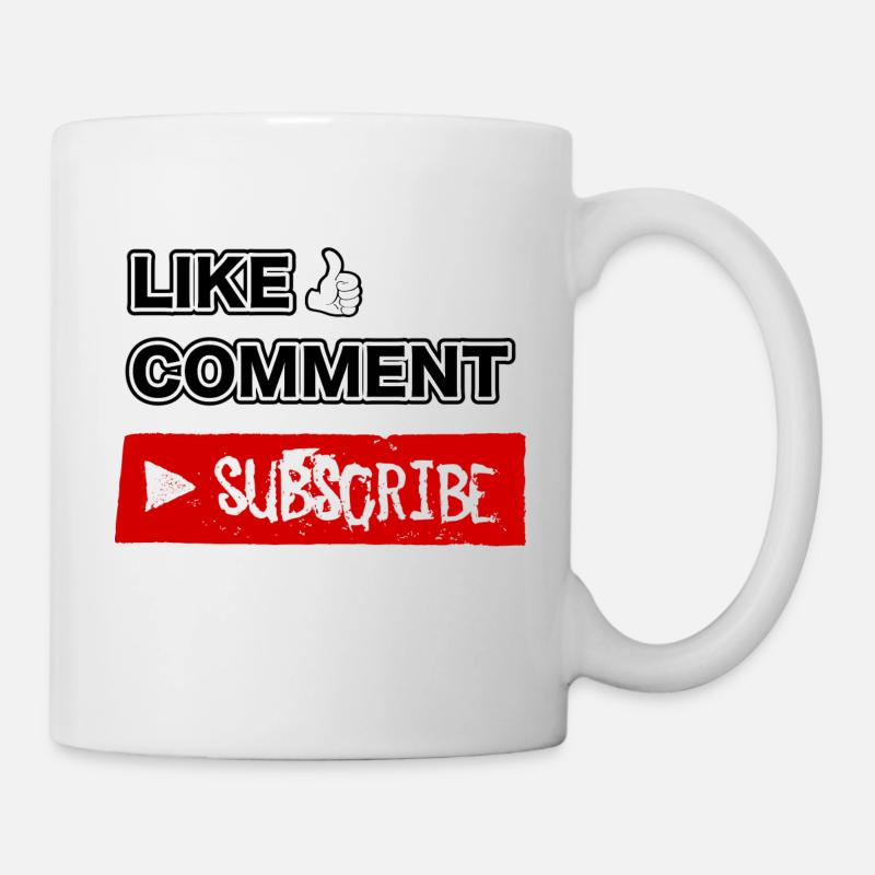 Like, Comment, Subscribe. - Mug - white
