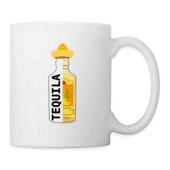 Bouteille de tequila - Mug blanc - blanc - Droite