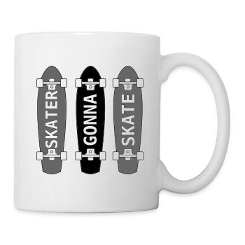 Patinage gonna Skate - Mug blanc - blanc - Droite