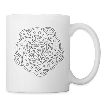Mandala - Mug blanc - blanc - Droite