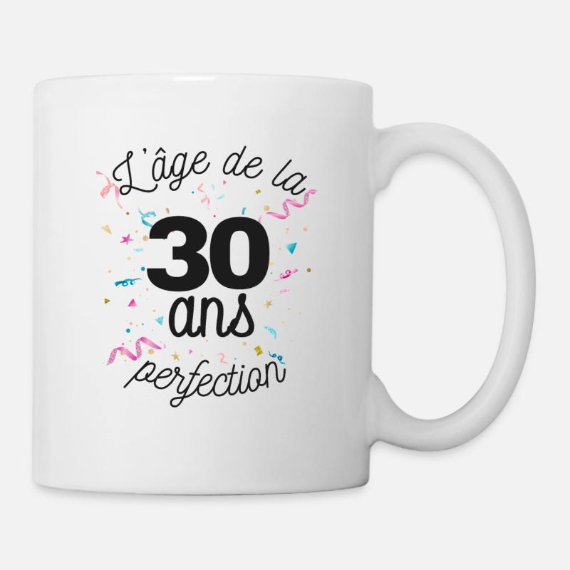 30 ans - Mug blanc - blanc