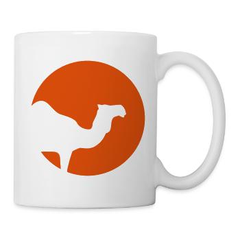 Chameau - Mug blanc - blanc - Droite