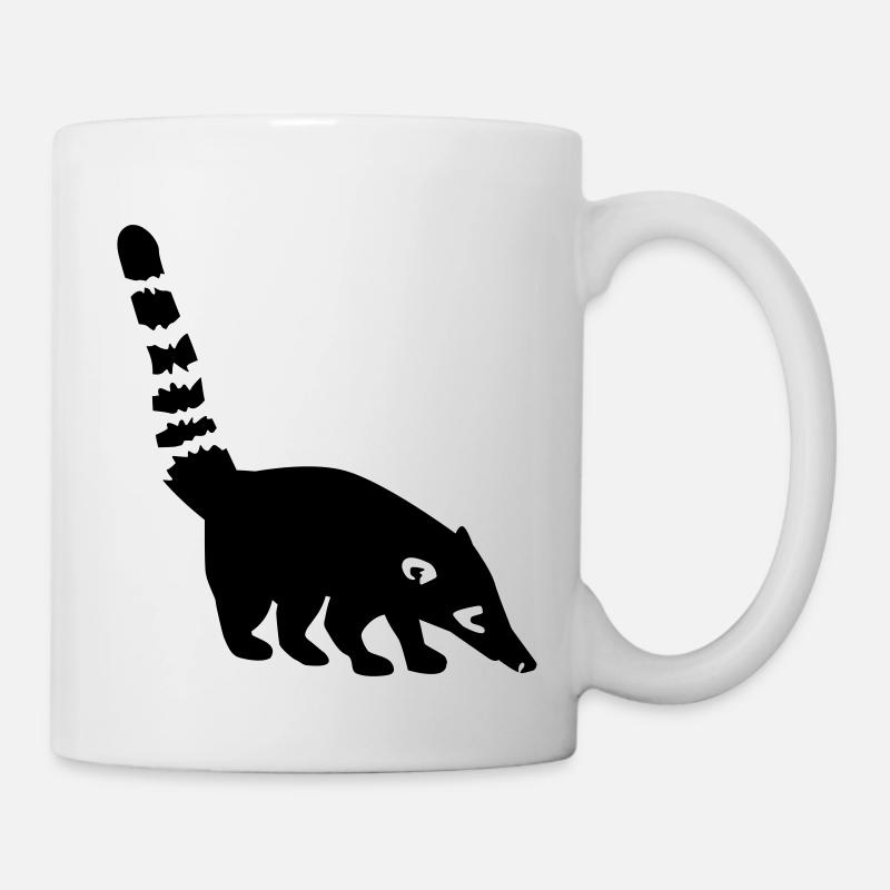 Nasenbär - Tasse - Weiß