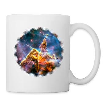 Mystic Mountain, Carina Nebula, Space, Galaxy, - Mug blanc - blanc - Droite