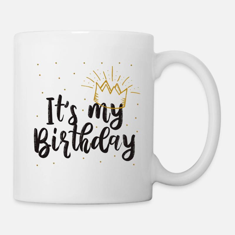 C'est mon idée de cadeau d'anniversaire fête de célébration - Mug blanc - blanc