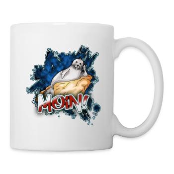 Moin Robbe | Yolo artwork - Mug - white - Right