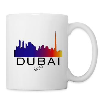Dubai skyline - Mug - white - Right