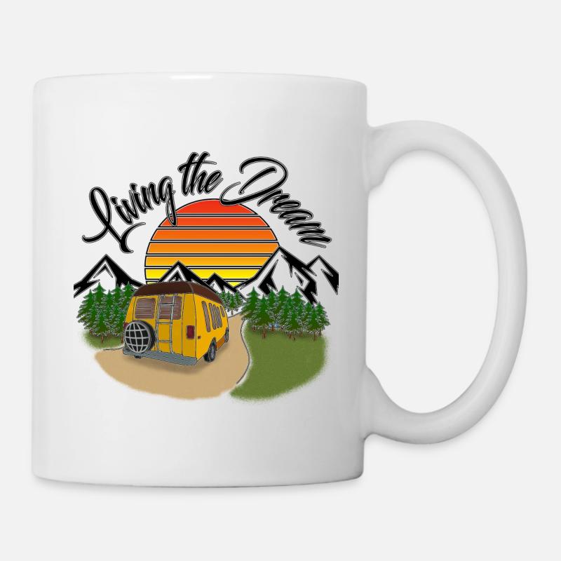 Living the Dream | Yolo artwork - Mug - white