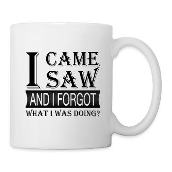 I came and forgot what I was doing - Mug - white - Right