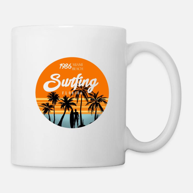surfing - Tasse - Weiß