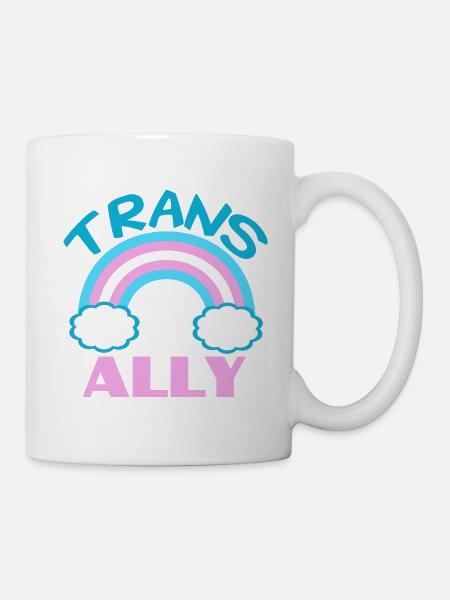 Trans Ally - Tasse - Weiß