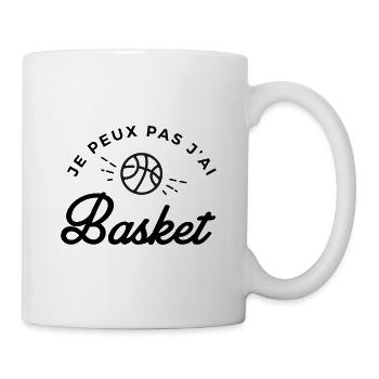 Pour tous les sportifs fans du basket. - Mug blanc - blanc - Droite