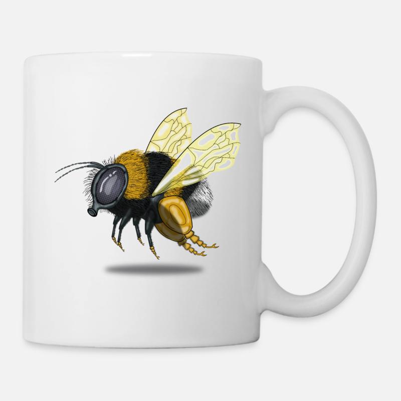 Cadeau de conservation apiculteur bourdon - Mug blanc - blanc