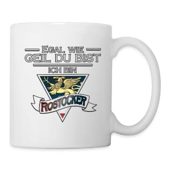 Geile Rostocker | Yolo-Artwork - Tasse - Weiß - Rechts