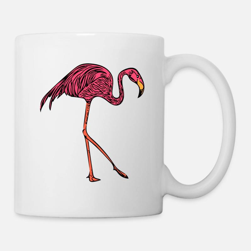 Flamingo - Tasse - Weiß