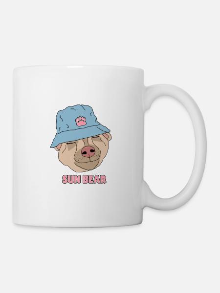 Sonnenbär - Tasse - Weiß