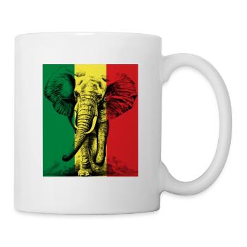 Elephant of Savanna Africa Jungle Safari - Mug - white - Right