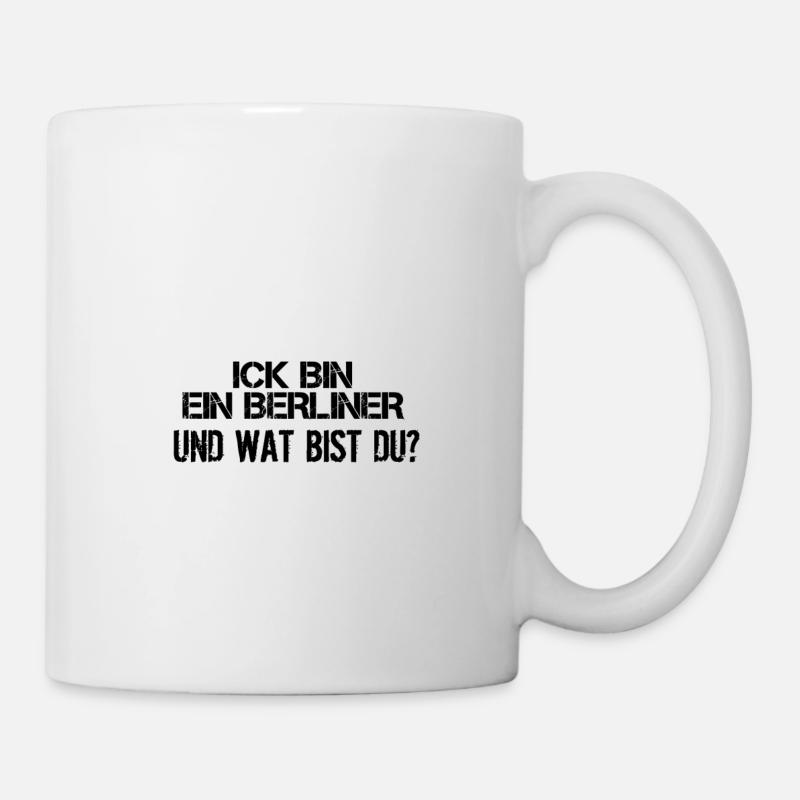 Ick bin ein Berliner - Tasse - Weiß