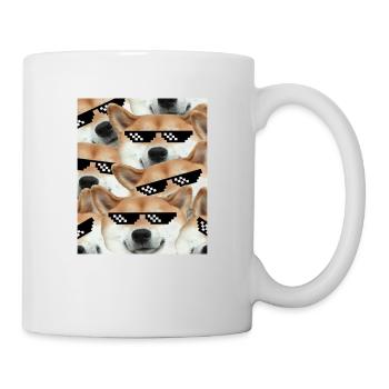 DOGE COLLAGE - Mug blanc - blanc - Droite