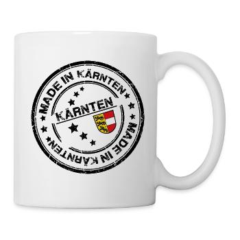 Made in Kärnten - Tasse - Weiß - Rechts