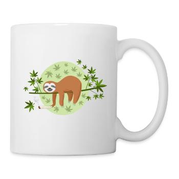 La paresse de la marijuana - Mug blanc - blanc - Droite