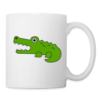 Crocodile - Mug blanc - blanc - Droite
