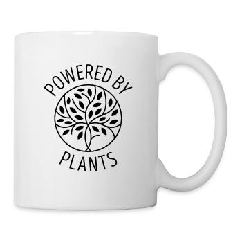 Powered by Plants Vegan Gift - Mug - white - Right