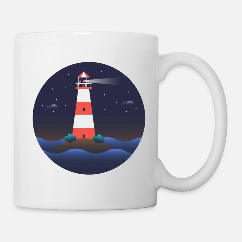 Lighthouse, international lighthouse day - Mug - white