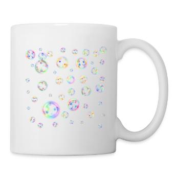 Seifenblasen - Tasse - Weiß - Rechts