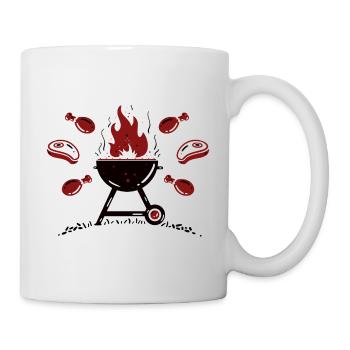 Grill grilled meat - Mug - white - Right