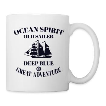 Sailing Ship Cruise - Summer tshirt - Mug - white - Right