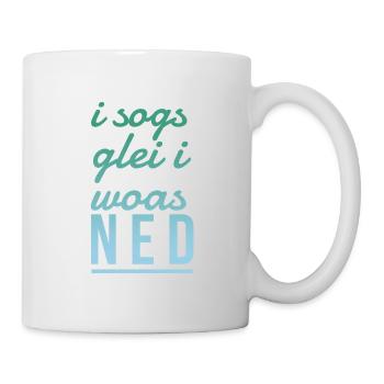 Chemise en dialecte dialecte progéniture fils Lausbua - Mug blanc - blanc - Droite